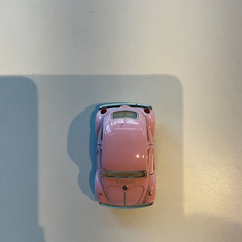 Volkswagen Beetle Kaplumbağa - Toz Pembe