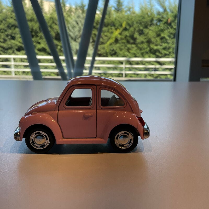 Volkswagen Beetle Kaplumbağa - Toz Pembe