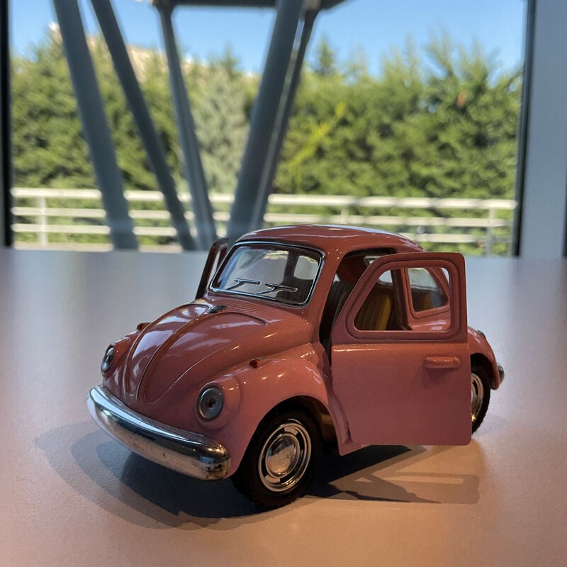 Volkswagen Beetle Kaplumbağa - Toz Pembe