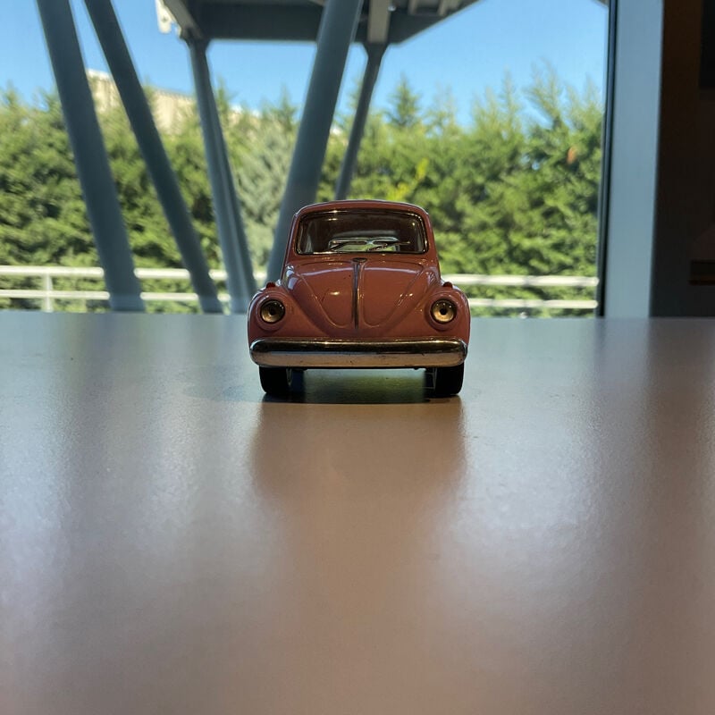 Volkswagen Beetle Kaplumbağa - Toz Pembe